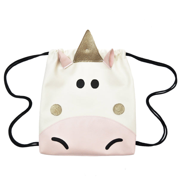 Unicorn - Backpack-Little Lambo kids backpack drawstring animal
