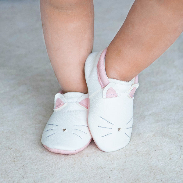 Kitty- Little Lambo baby moccasins