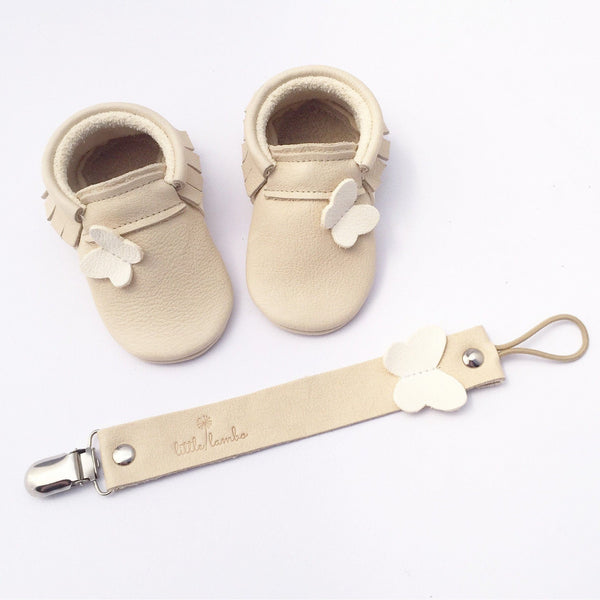 Bali-Little Lambo vegetable tanned baby moccasins
